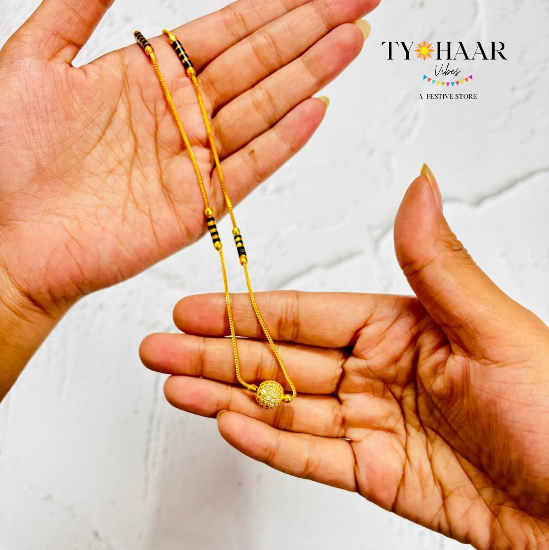 Anti-Tarnish Gold-Plated Mangalsutra