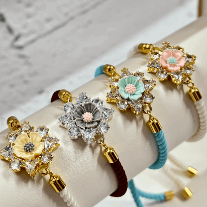 Blossom Elegance Bracelet Combo – Set of 4 - Tyohaar Vibes