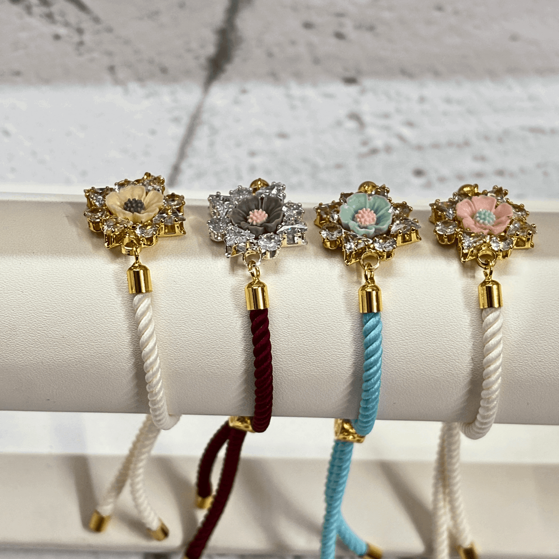 Blossom Elegance Bracelet Combo – Set of 4 - Tyohaar Vibes